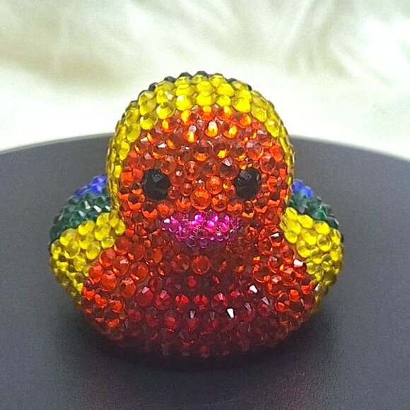 Rainbow Rubber Duck, Pride Duck, Colorful Jeep Duck, Unique Gift, Bling/Bedazzle - Picture 5 of 8